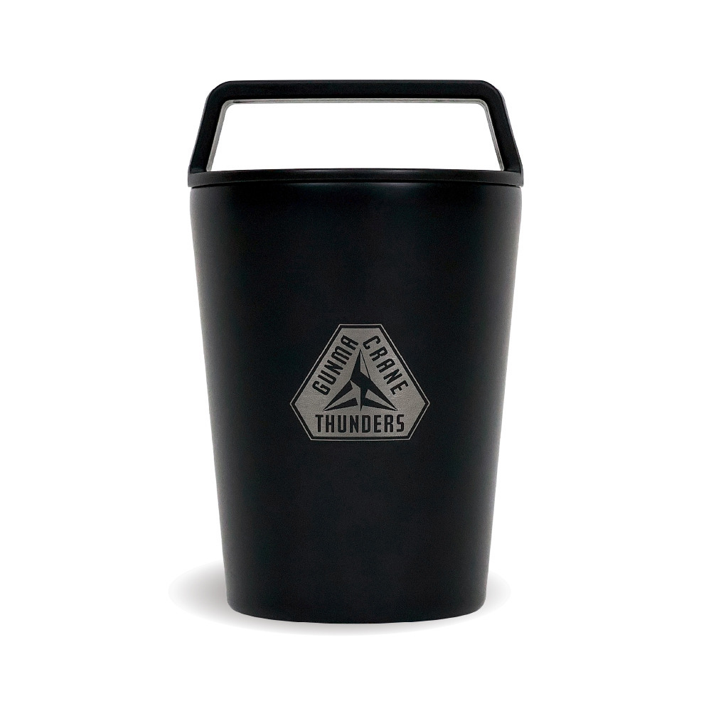 ハンドルステンレスタンブラー 保温保冷 320ml 【プライマリーロゴ刻印】 詳細画像 ブラック 2