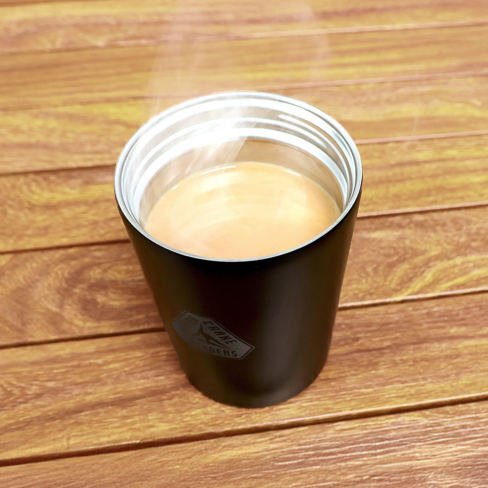 ハンドルステンレスタンブラー 保温保冷 320ml 【プライマリーロゴ刻印】 詳細画像 ブラック 7