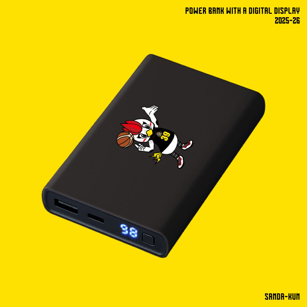 【EC限定】 バッテリー残量が数値でわかる モバイルチャージャー 2025-26 詳細画像 #39 サンダくん 1