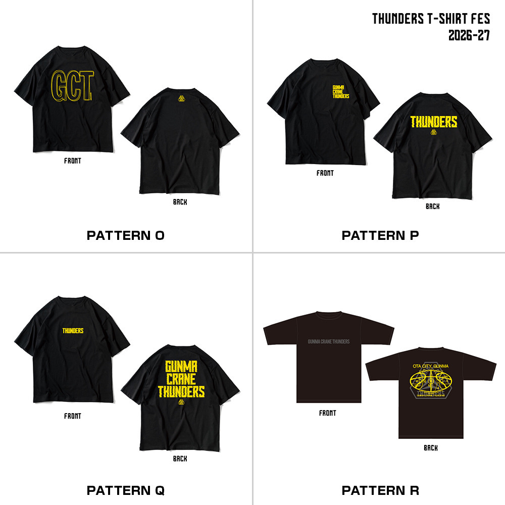 サンダーズTシャツ FES 全26種 2026-27 詳細画像 パターンM【ゆるっと手書きサンダくん_ホワイト】 8