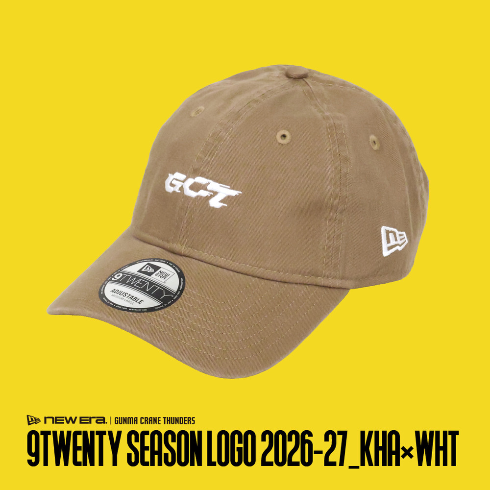 GCT&times;NEW ERA コラボキャップ 2026-27 詳細画像 9TWENTY SEASON LOGO/KHA&times;WHT 1