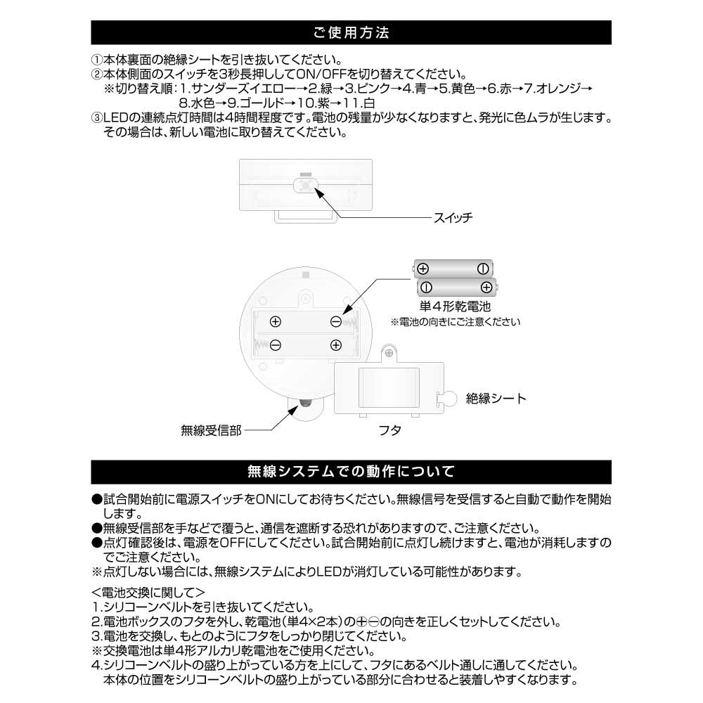 サンダーズリストライトバンド 2026-27 詳細画像 シーズンロゴ 7