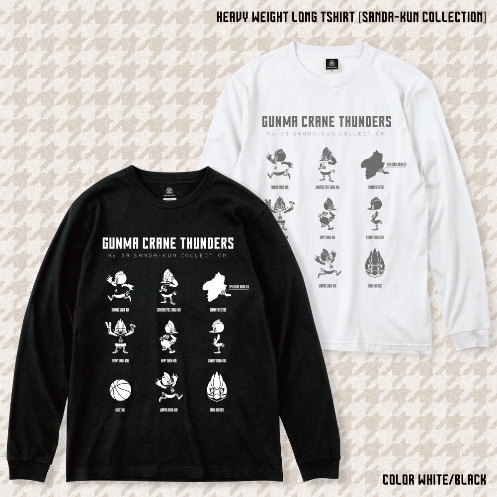 【EC限定】 ロングスリーブTシャツ サンダくんコレクション ヘビー5.6オンス 詳細画像 ホワイト 4