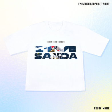 【EC限定】 I'M SANDA グラフィックTシャツ オーバーサイズ 【サンダくん】