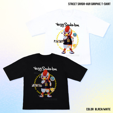 【EC限定】 ストリートサンダくん グラフィックTシャツ オーバーサイズ 【サンダくん】