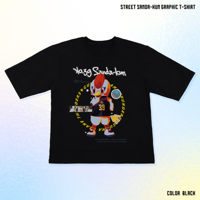 【EC限定】 ストリートサンダくん グラフィックTシャツ オーバーサイズ 【サンダくん】