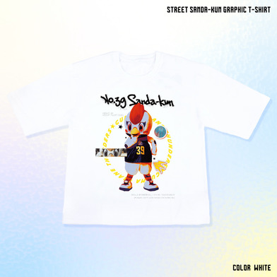【EC限定】 ストリートサンダくん グラフィックTシャツ オーバーサイズ 【サンダくん】