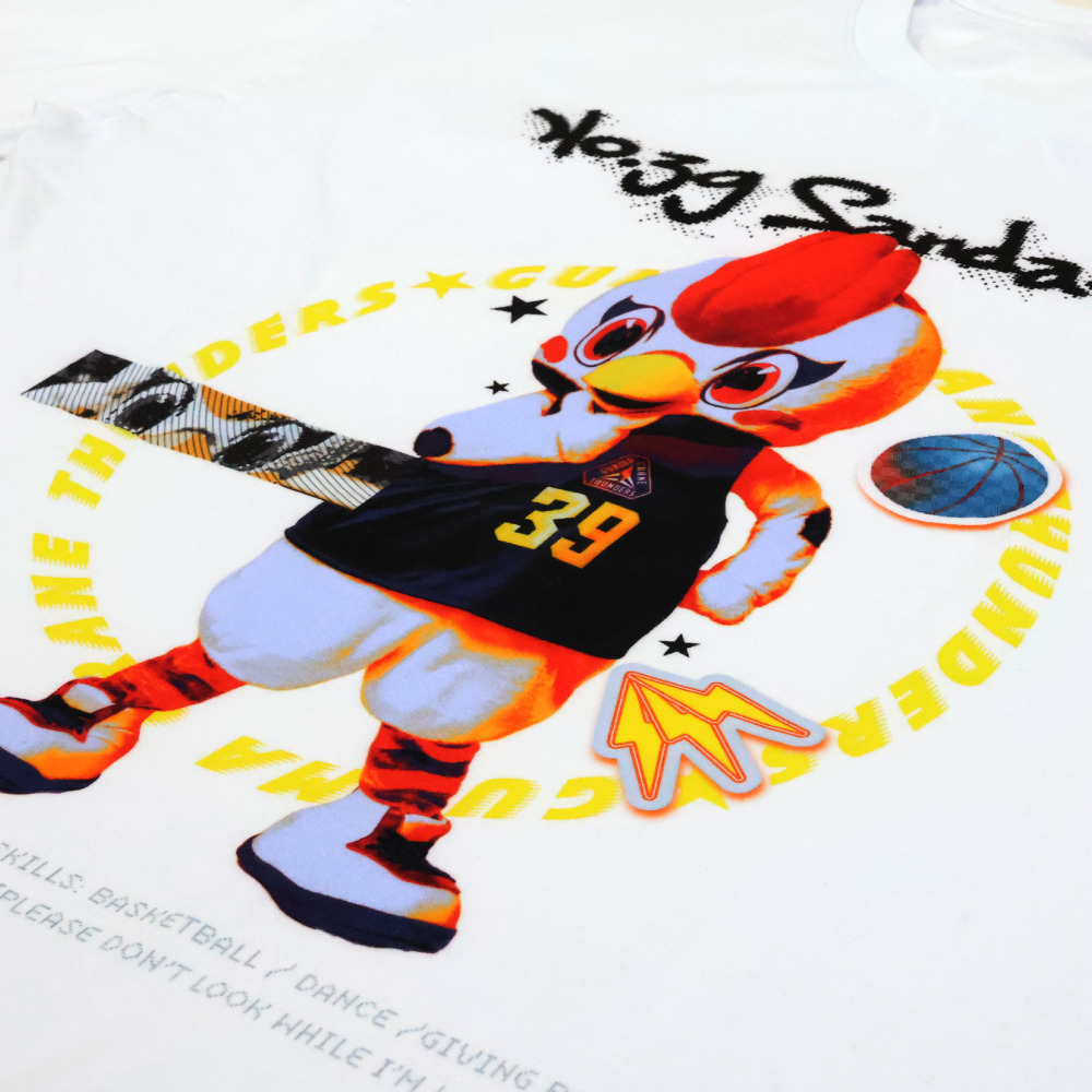 【EC限定】 ストリートサンダくん グラフィックTシャツ オーバーサイズ 【サンダくん】 詳細画像 ホワイト 2