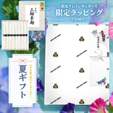 【EC限定】 GCTオリジナル包装紙ギフト三輪素麺 8束