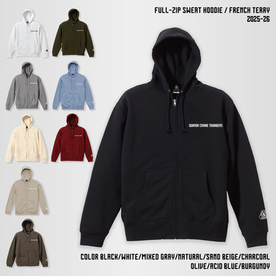 【EC限定】 フルジップスウェットパーカー 10.0オンス 2025-26 【プライマリーロゴ】