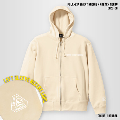 【EC限定】 フルジップスウェットパーカー 10.0オンス 2025-26 【プライマリーロゴ】