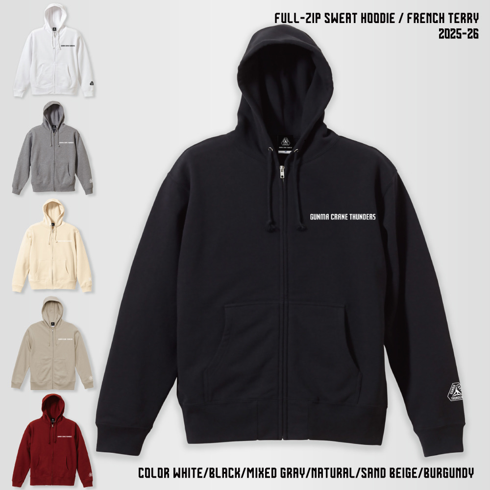 EC限定】 フルジップスウェットパーカー 10.0オンス 2025-26