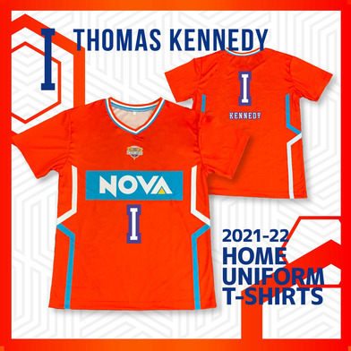 2021-22HOMEユニフォームTシャツ＃1トーマス・ケネディ