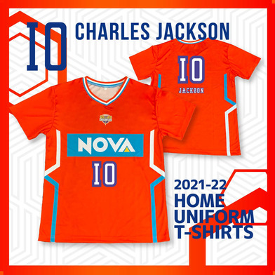 2021-22HOMEユニフォームTシャツ＃10チャールズ・ジャクソン