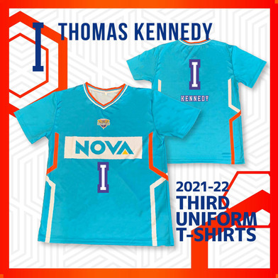 2021-22THIRDユニフォームTシャツ＃1トーマス・ケネディ