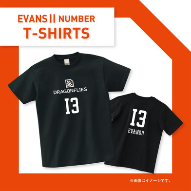 EVANS ⅡナンバーTシャツ