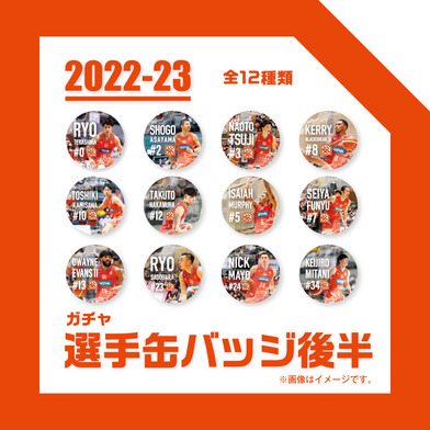 【ガチャ】2022-23選手缶バッジ後半