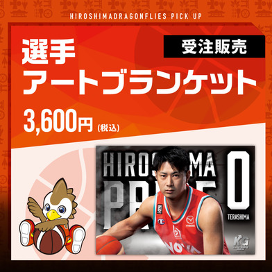 12/6(水)17:00～販売開始【受注】選手アートブランケット