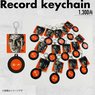 ※3/30(土)11:30より販売開始【広島ドラゴンフライズ×Bob art work】Record keychain