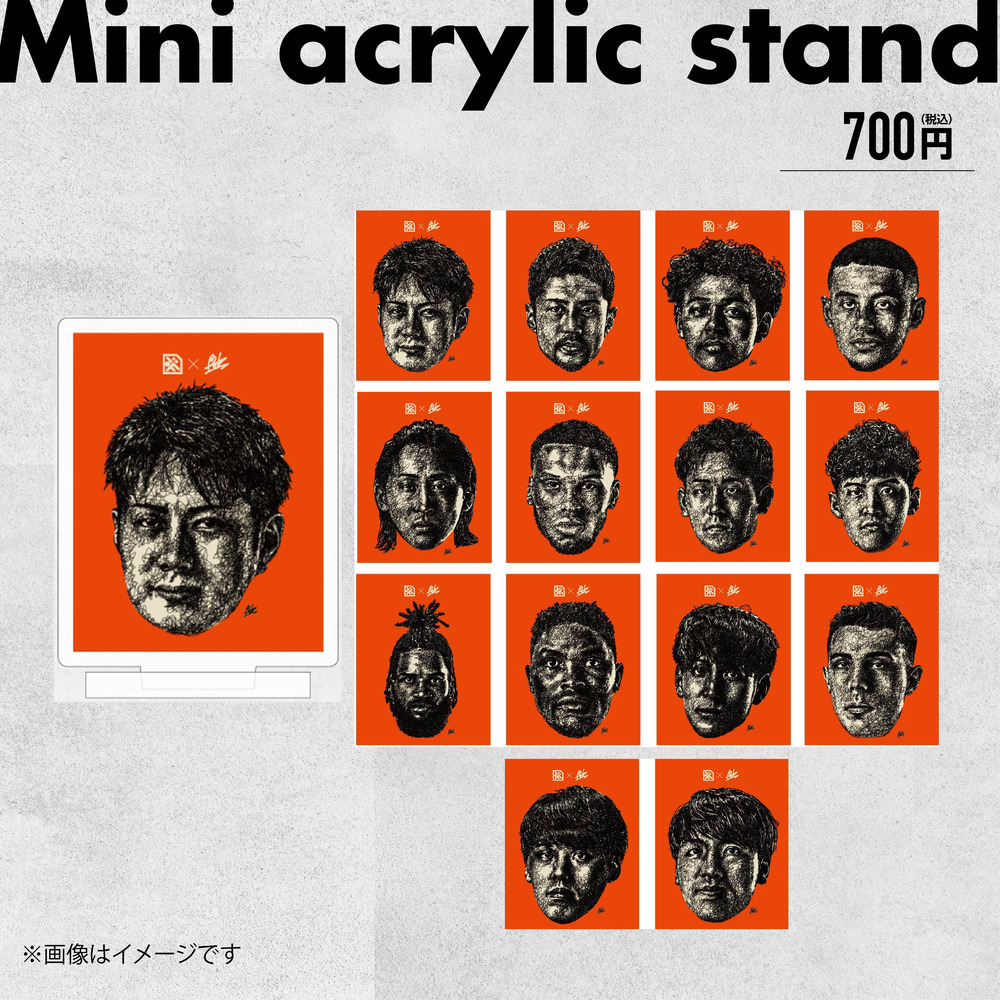※3/30(土)11:30より販売開始【広島ドラゴンフライズ×Bob art work】Mini acrylic stand 詳細画像 1カラー 1