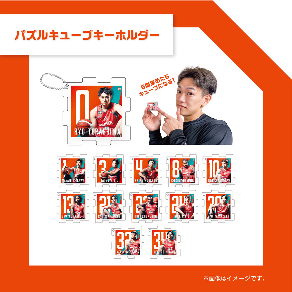 【ガチャ】　パズルキューブキーホルダー 詳細画像 1カラー 1