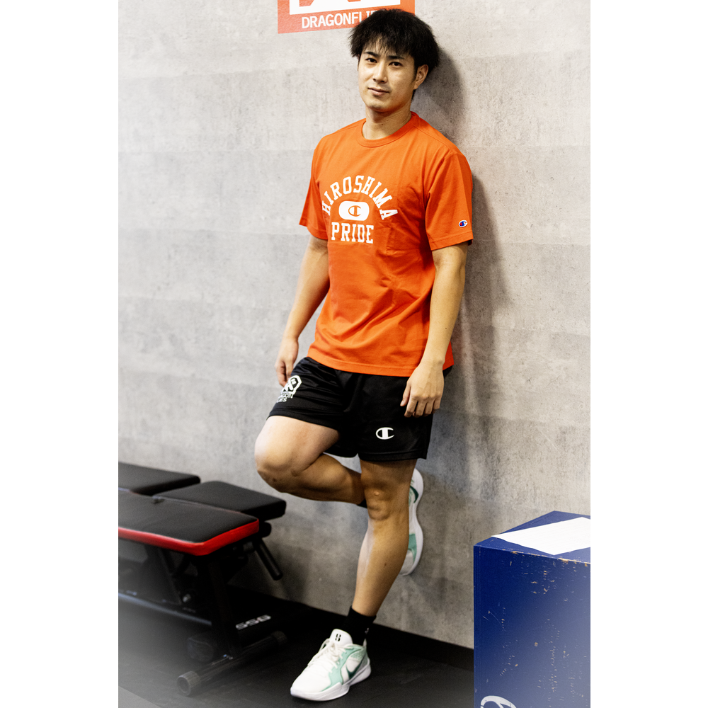 Champion HIROSHIMA PRIDE T-SHIRT｜広島ドラゴンフライズ｜B.LEAGUE