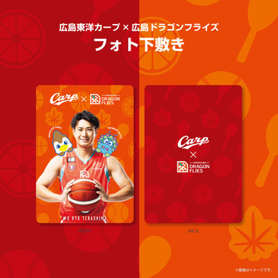 【広島東洋カープ×広島ドラゴンフライズ】選手フォト下敷き