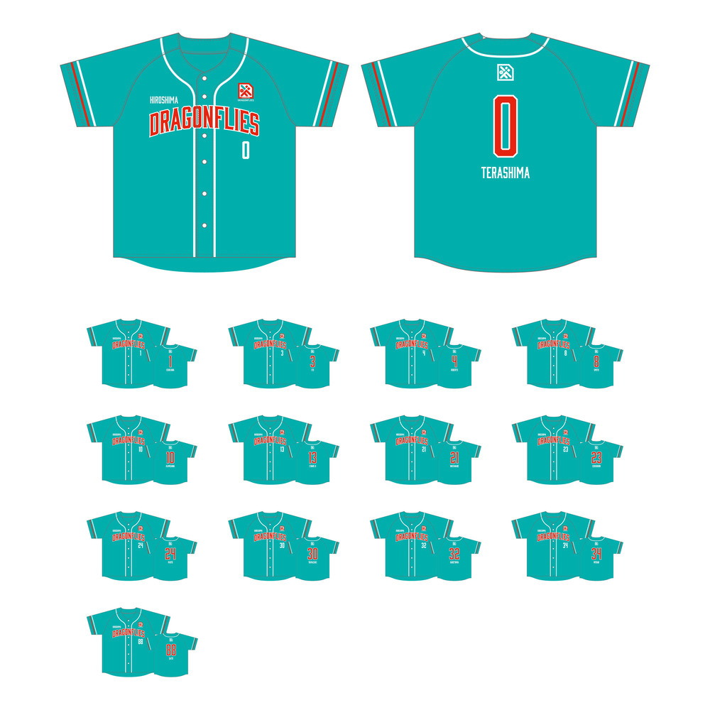 THIRD 選手ベースボールシャツ 詳細画像 #0 寺嶋良 2