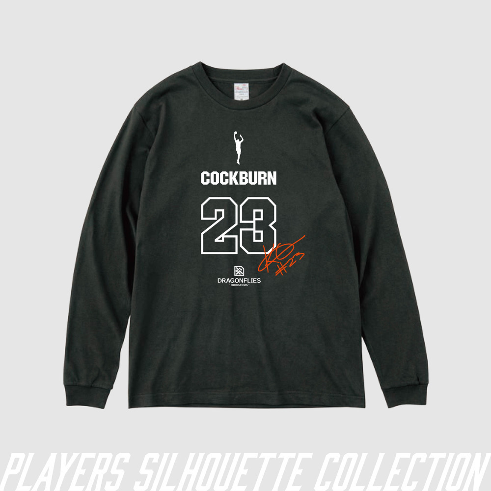 3/7(土)11:30～受注開始【受注】選手シルエットグッズ ロングスリーブTシャツ 詳細画像 杢グレー 2