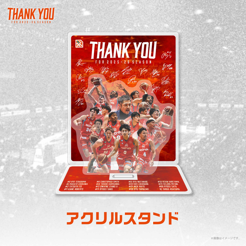 2025-26 SEASON THANKS　アクリルスタンド