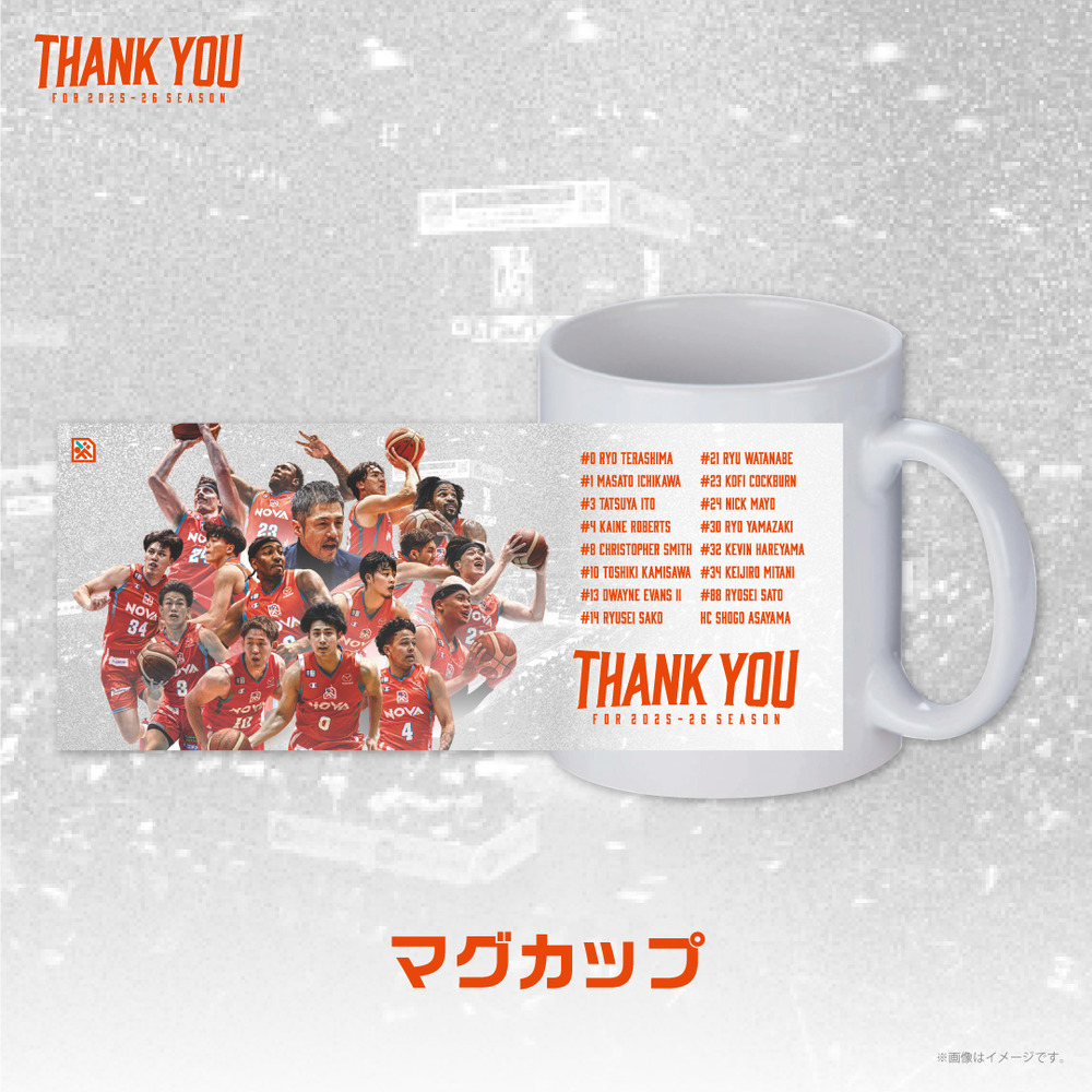 2025-26 SEASON THANKS　マグカップ