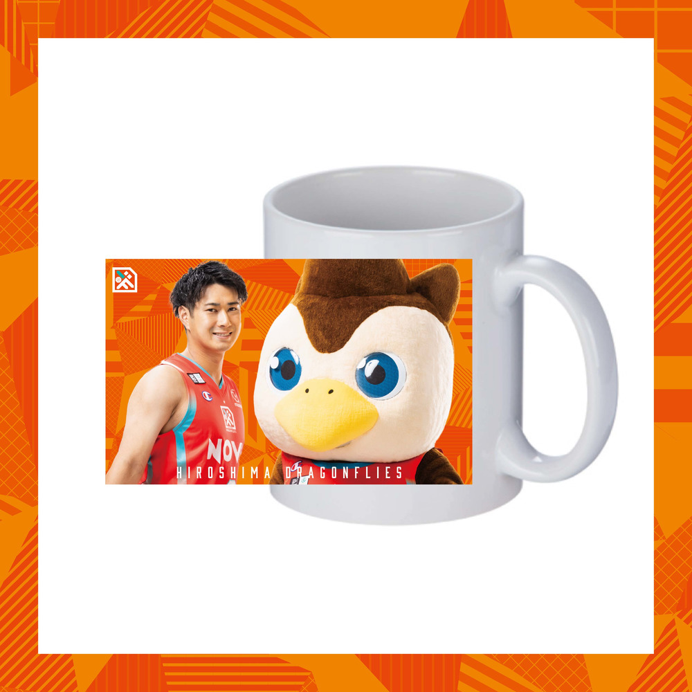 【受注】新生活応援！選手＆アビィ マグカップ 詳細画像 １カラー 1
