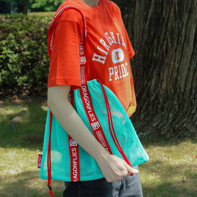 【DRAFLA MESH COLLECTION】メッシュ巾着トートバッグ