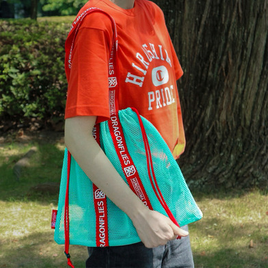 【DRAFLA MESH COLLECTION】メッシュ巾着トートバッグ