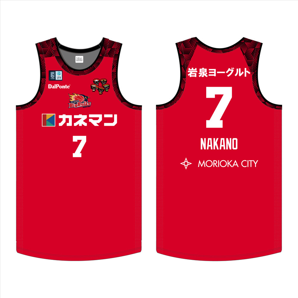 【受注】25-26 オーセンティックユニフォーム1st RED 詳細画像 #7 中野 友都 1