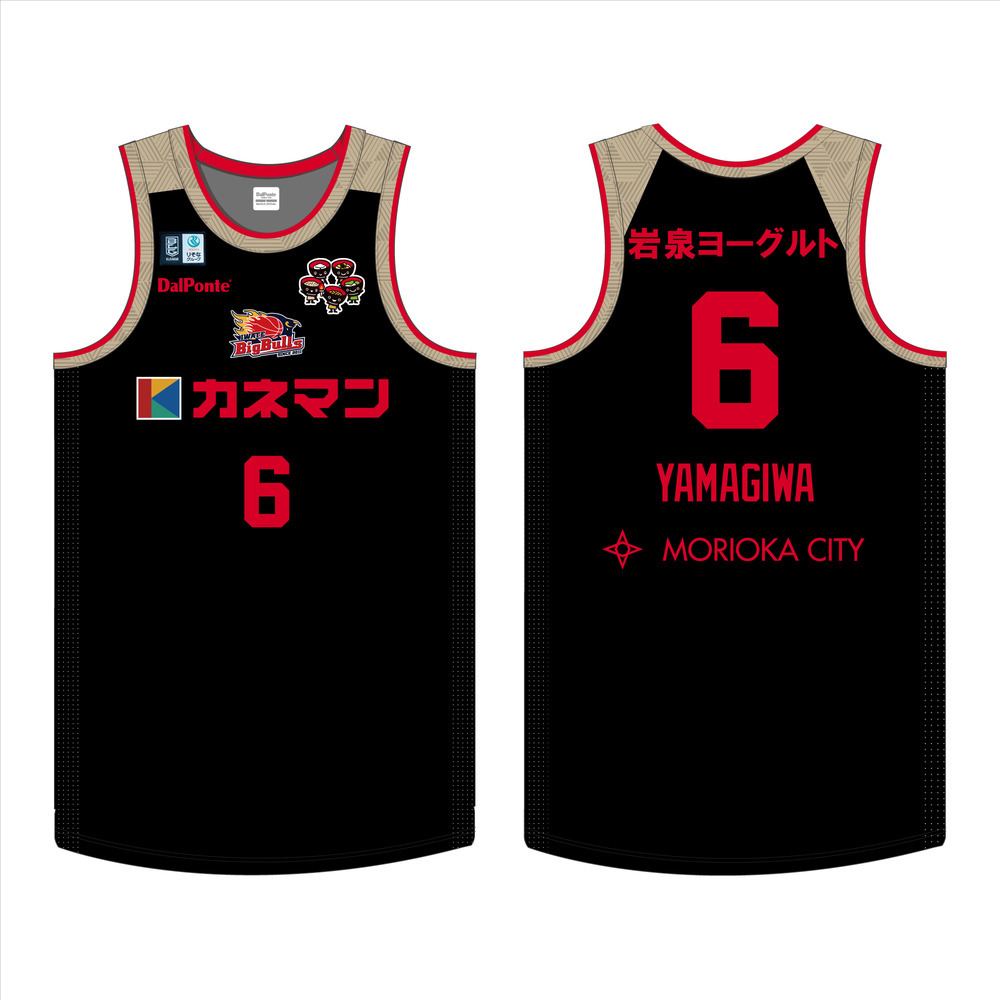 【受注】25-26 オーセンティックユニフォーム3rd BLACK 詳細画像 #6  山際 爽吾 1