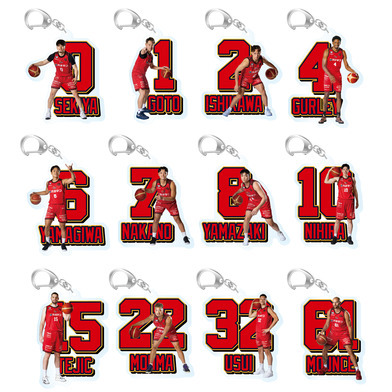 25-26 プレイヤーズネーム&No. アクリルキーホルダー