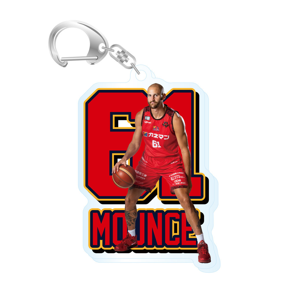 25-26 プレイヤーズネーム&No. アクリルキーホルダー 詳細画像 #61 クレイ・マウンス 1