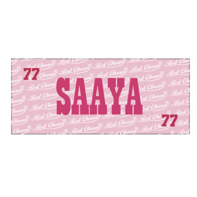 25-26 Red Charm ネームタオル