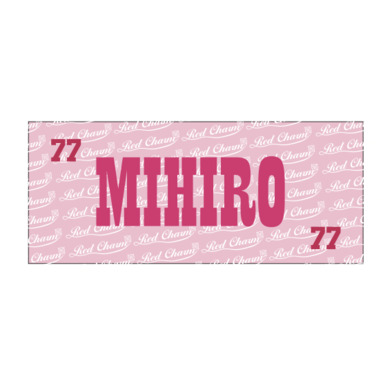 25-26 Red Charm ネームタオル