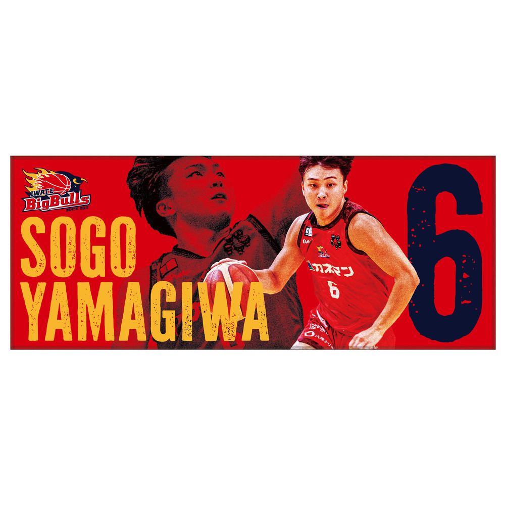 25-26 プレイヤーズフォトタオル｜岩手ビッグブルズ｜B.LEAGUE（B