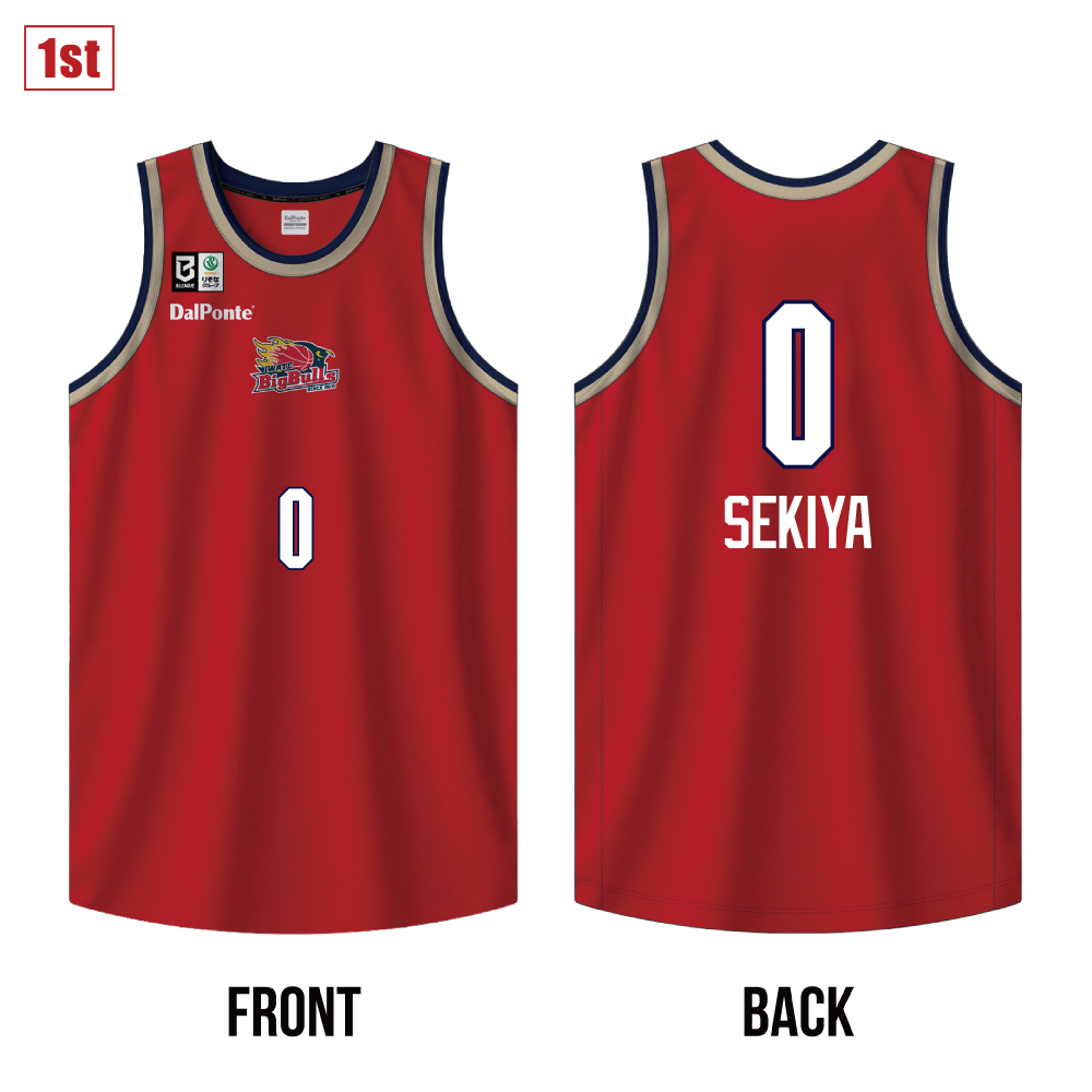 【受注】2026-27 シーズンオーセンティックユニフォーム1st RED 詳細画像 #0  関屋 心 1