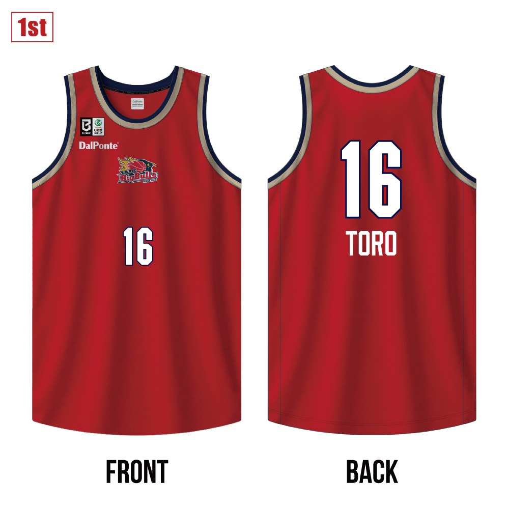 【受注】2026-27 シーズンオーセンティックユニフォーム1st RED 詳細画像 #16 アルナルド・トロ 1