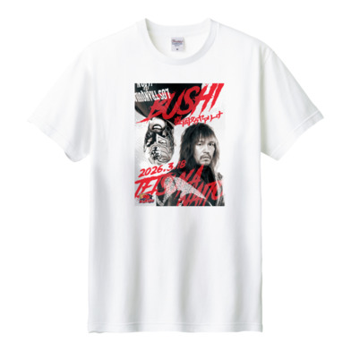 【数量限定】内藤哲也＆BUSHIコラボ Tシャツ　実写