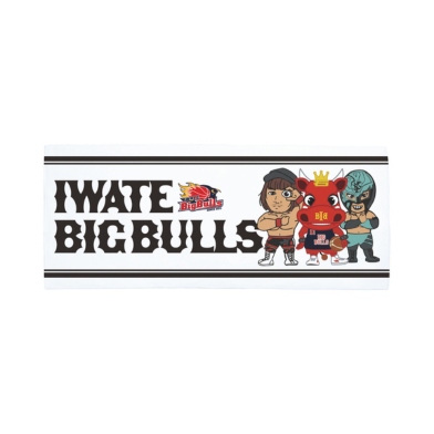 【数量限定】内藤哲也＆BUSHIコラボ ハイブリッドフェイスタオル イラスト