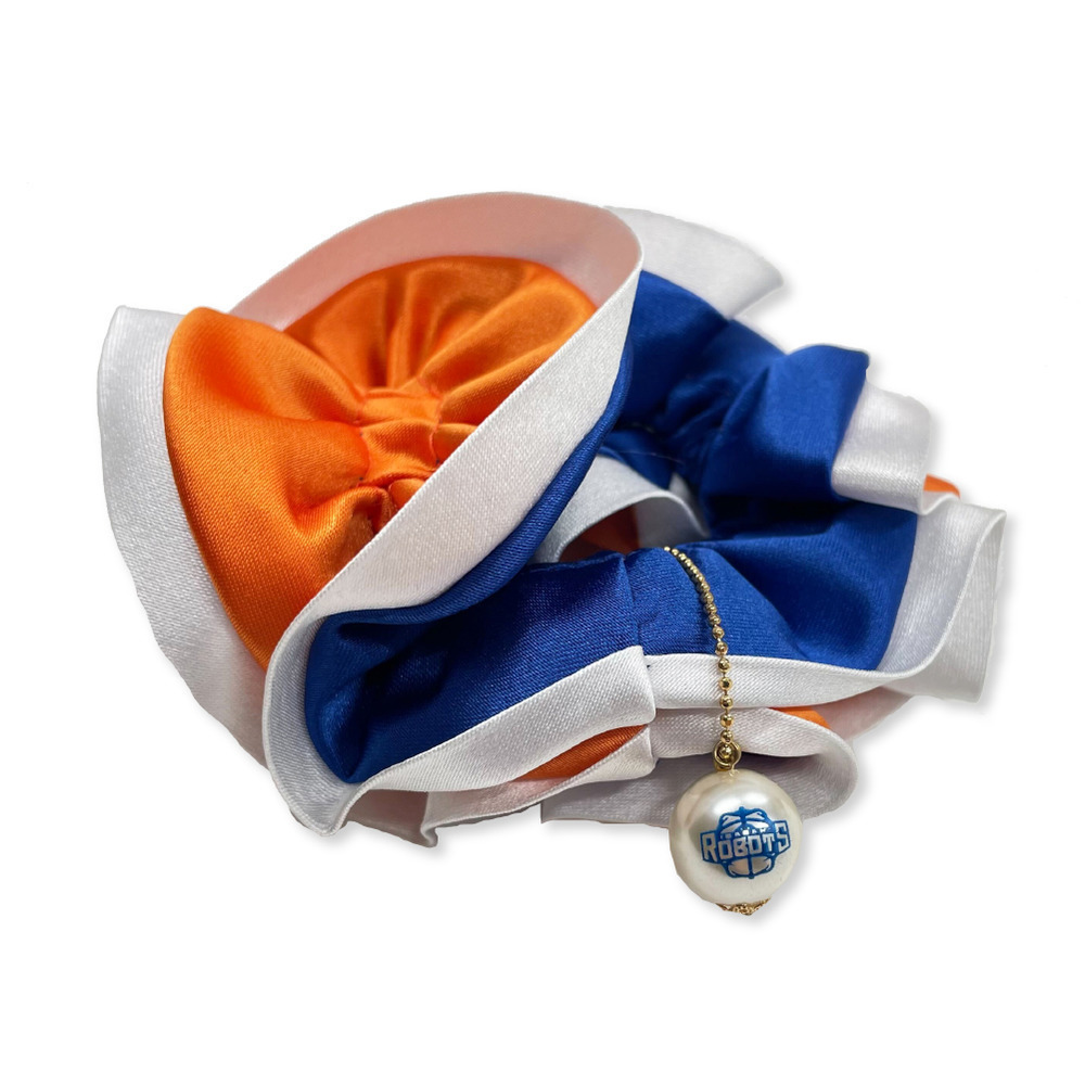 サテンリバーシブルシュシュ 詳細画像 1カラー 2