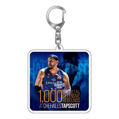 【受注】#11 タプスコット　1,000ディフェンスリバウンド記念 アクリルキーホルダー