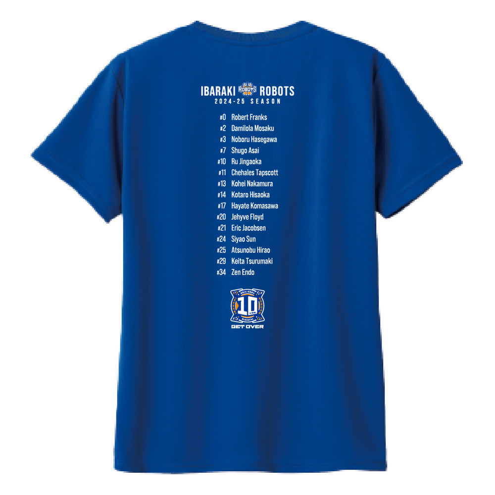 2024-25SEASON PLAYERS GOODS_Tシャツ｜茨城ロボッツ｜B.LEAGUE