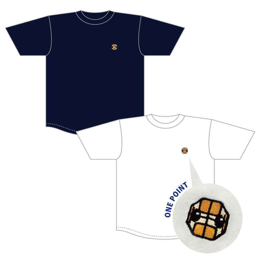 ロボスケ刺繍ベーシックTシャツ 詳細画像 1