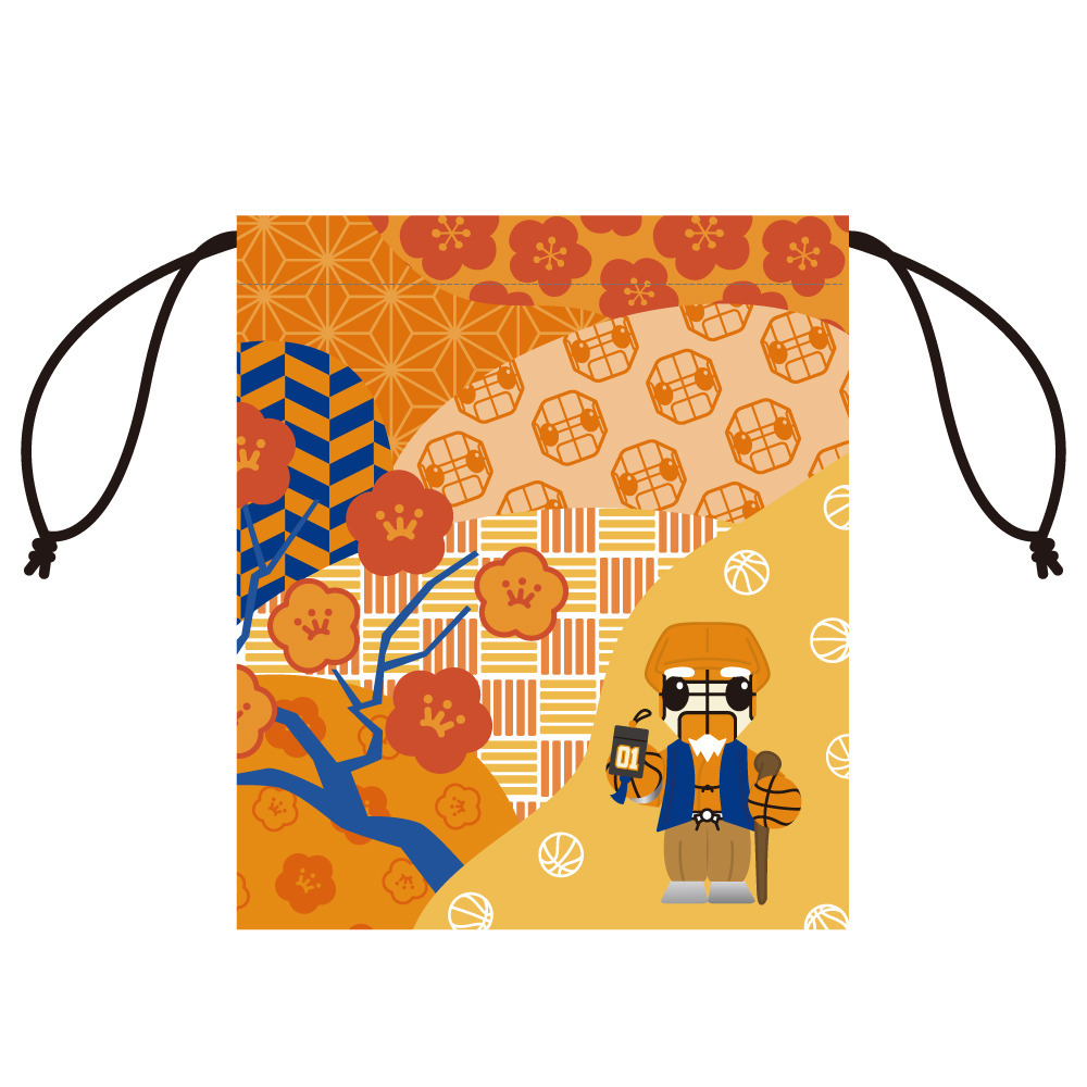 黄門さまロボスケ 巾着 詳細画像 1